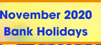 நவம்பர் 2020: வங்கி விடுமுறை நாட்கள்