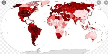 உலகம் முழுவதும் ஒரே நாளில் 5.80 லட்சம் பேருக்கு கொரோனா தொற்று