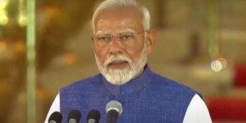 3வது முறையாக பிரதமர் பதவி ஏற்றார் நரேந்திர மோடி